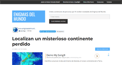 Desktop Screenshot of enigmasdelmundo.com